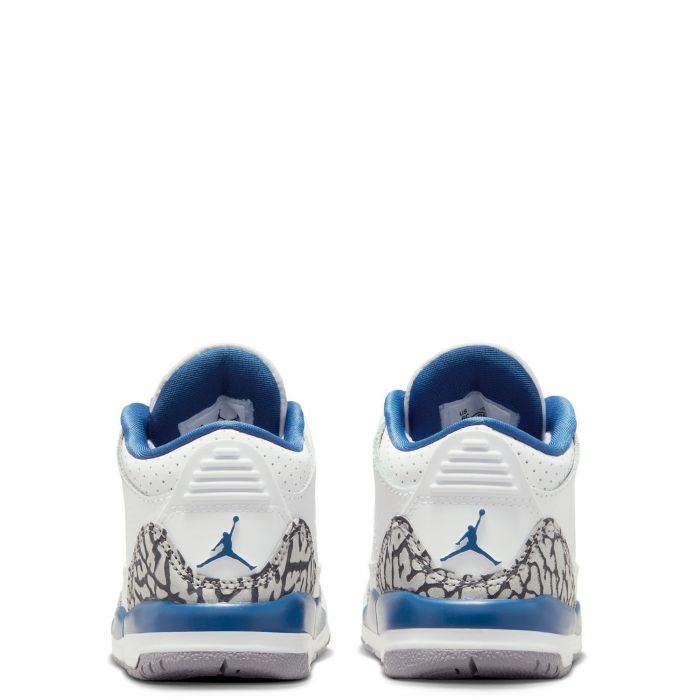 Toddler Jordan 3 Retro White/Metallic Copper-True Blue