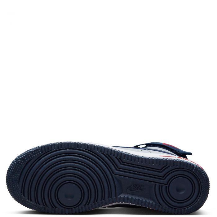 Air Force 1 High Wolf Grey/College Navy-University Red