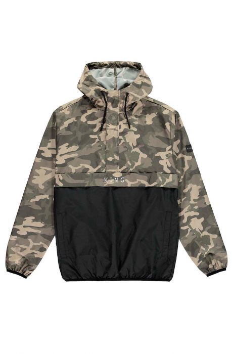 Theydon Windrunner Jacket Camo Camo Black