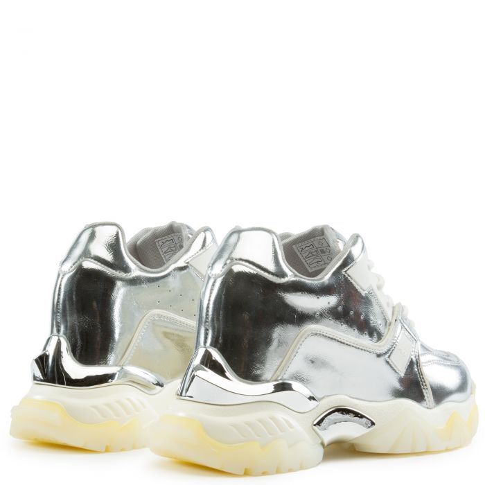 Acerola-02 Chunky Sneakers Silver Metallic