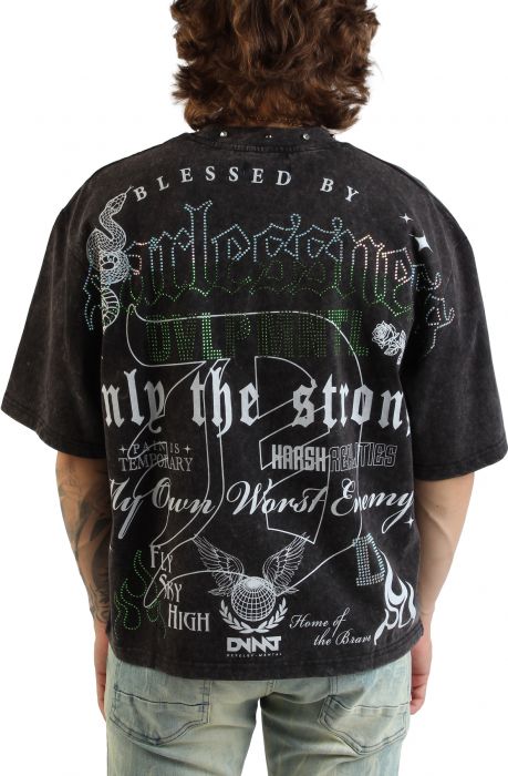 Fearlessness Crop T-Shirt  Black/Green