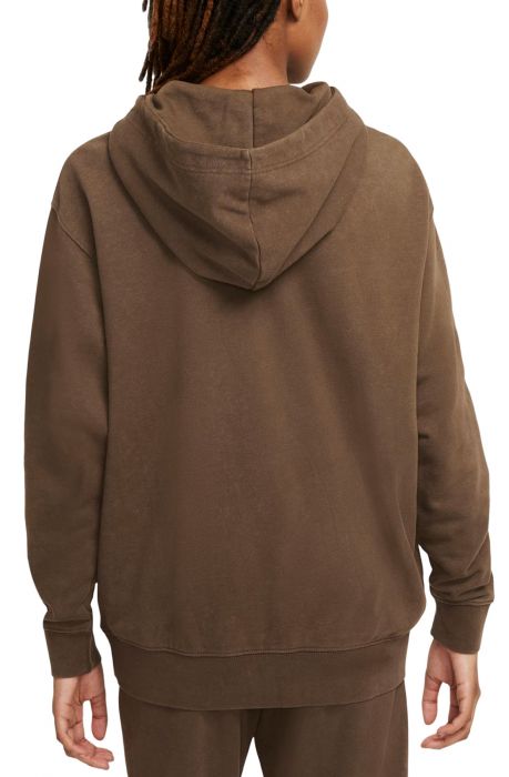 NSW Essential Collection Washed Fleece Hoodie Ironstone/Black