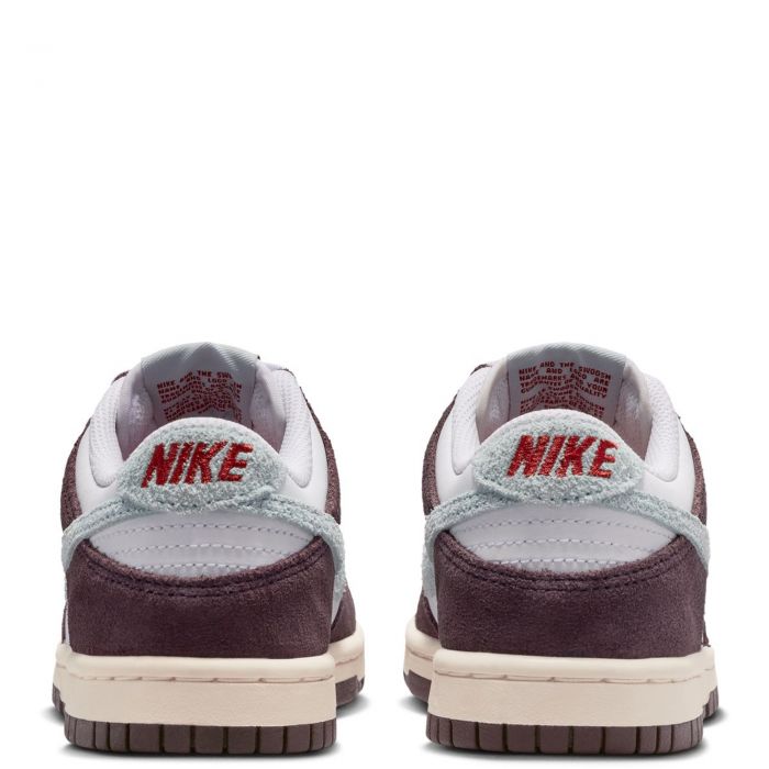 Grade-School Dunk Low SE White/Glacier Blue-Burgundy Ash