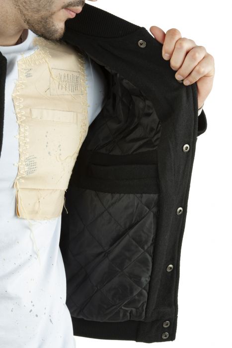 Loud Pack Varsity Jacket Black