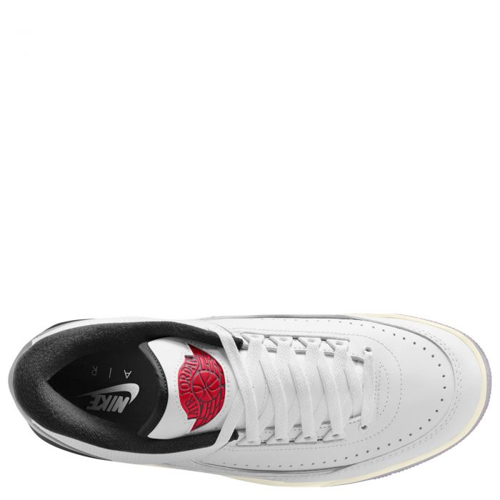 Jordan 2/3 White/Fire Red-Cement Grey-Sail