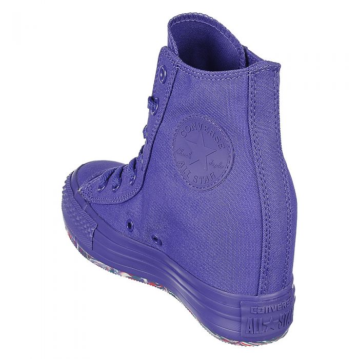 Purple Women's Hidden Wedge Sneaker Chuck Taylor Hi