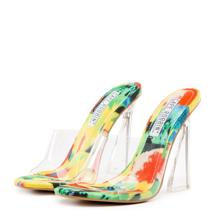 Vikki Clear High Heels Multi