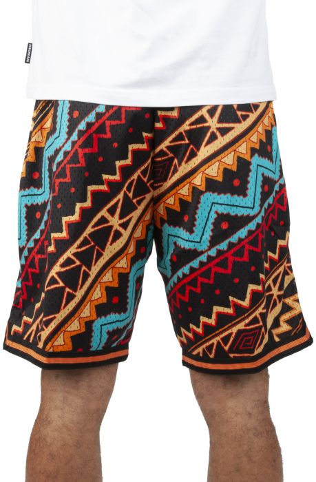 MITCHELL AND NESS Grizzlies Game Day Tribal Pattern Shorts PSHR4837 ...