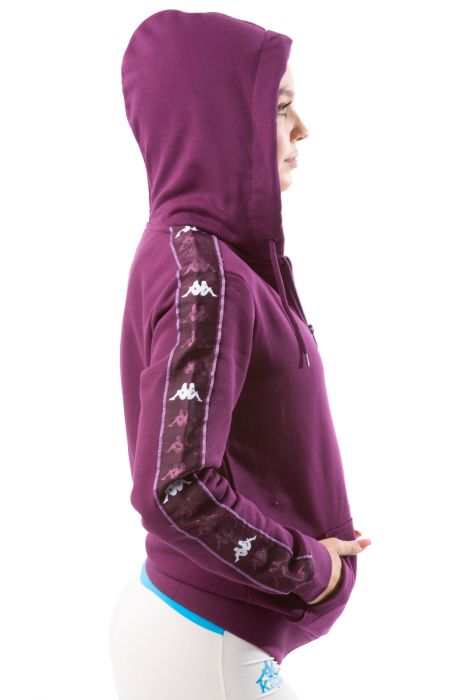 222 Banda Durby Zip Hoodie Violet/White