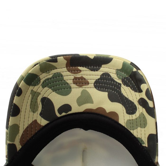 Smiley Camo Trucker Hat Green/Camo