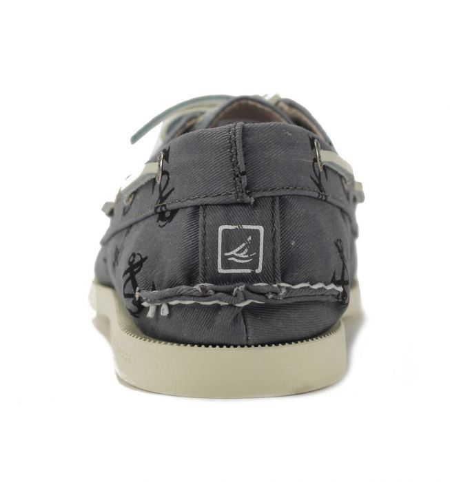 Sperry TopSider for Men: AO Tattoo Canvas Grey Boat Shoe Grey