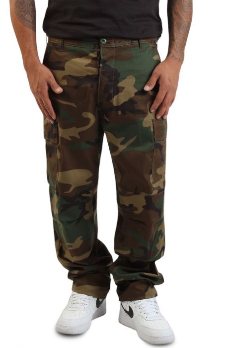 Camo Tactical BDU Pants Woodland Camo