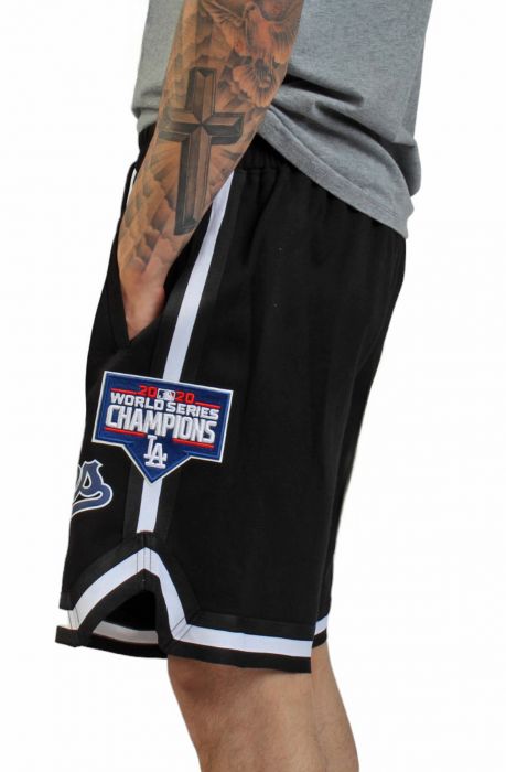 MLB Los Angeles Dodgers Classic Chenille Short Black
