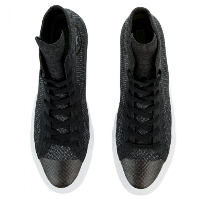 Men's Chuck II FlyKnit Sneaker BLACK/WHITE