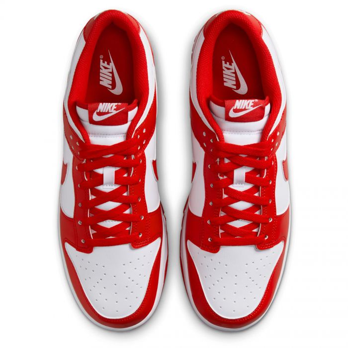Dunk Low Retro White/ University Red-White