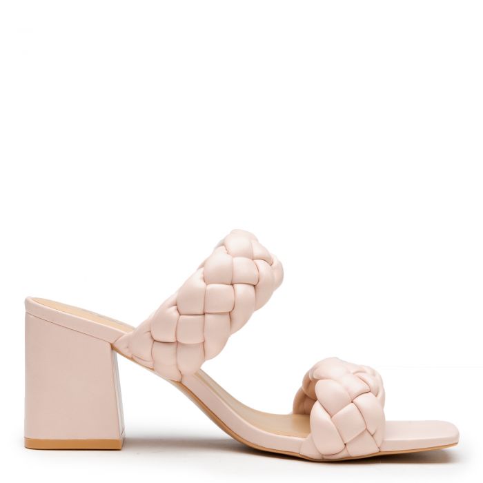 Mostly-S Low Heel Sandals Pink