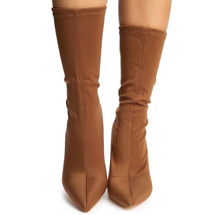 Nordic-2 Neoprene Heel Booties Brown