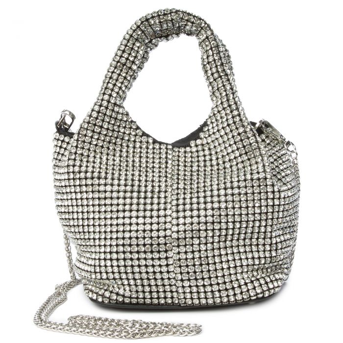 LILIANA Rhinestone Crossbody Bag HHASHSLV Shiekh