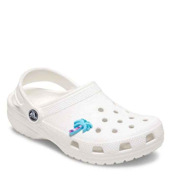 Colorful Palm Tree Jibbitz Blue