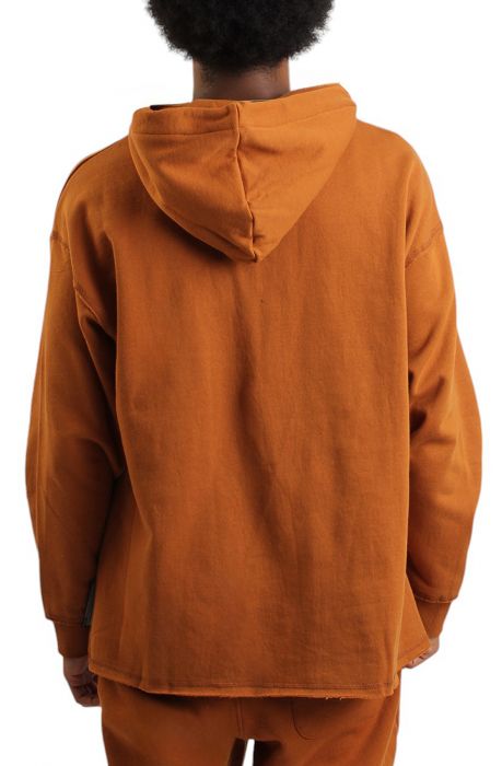 Puff Print Box Hoodie Caramel