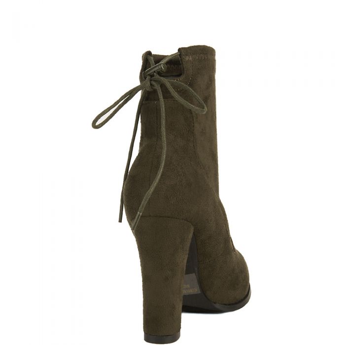 Women's Solvang-A1 High Heel Ankle Boot Olive