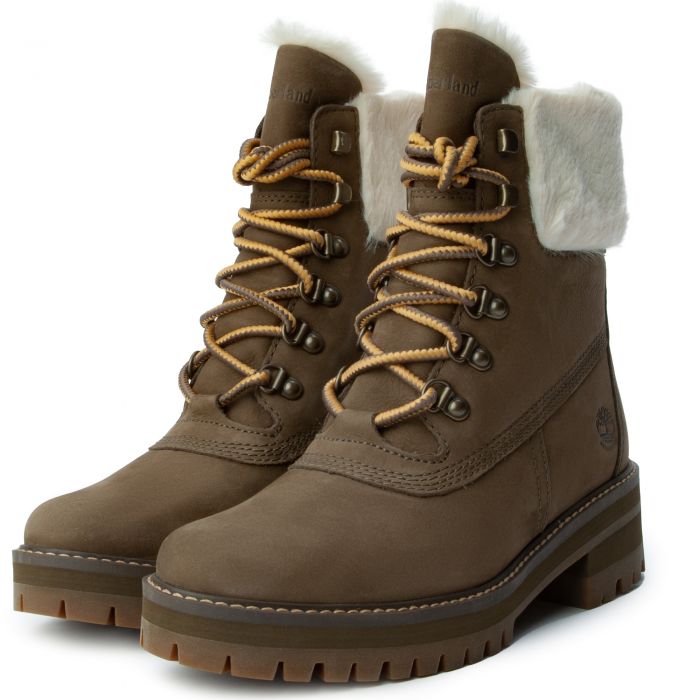 Courmayeur Valley 6'' Waterproof Faux Fur Wp Olv/Canteen