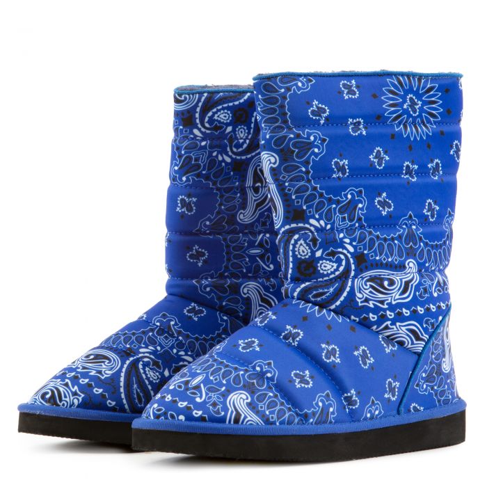 Roxy-2A Flat Booties Blue