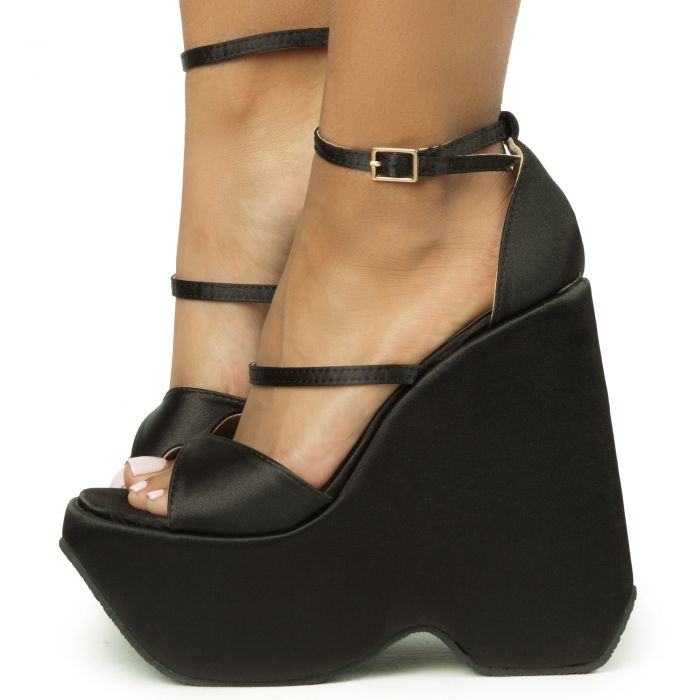 black roxie wedge heels