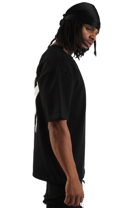 Initial Club T-Shirt  Black