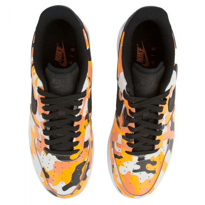 nike orange air force 1 07 lv8 trainers