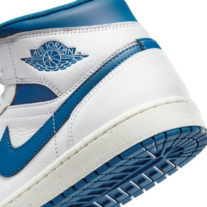 Air Jordan 1 Mid SE White/Sail/Industrial Blue