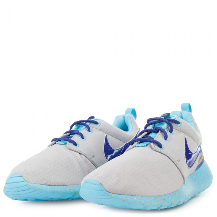 GRADE SCHOOL NIKE ROSHE ONE PRINT WOLF GREY/UNIVERSITY GOLD/ELECTRO