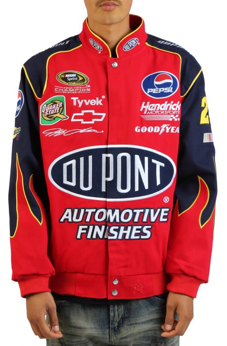 JH DESIGN Jeff Gordon DuPont Twill Driver Uniform Full-Snap Jacket ...