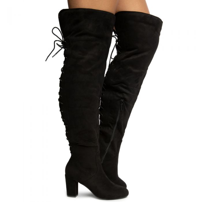 Lepeka-29 Thigh-High Boots Black