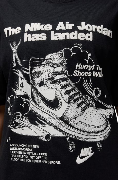 Oversized Graphic T-Shirt BLACK