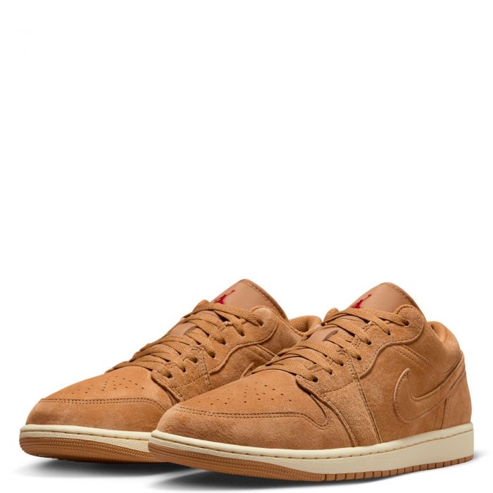 Air Jordan 1 Low Flax Flax/Flax-Varsity Red-Muslin
