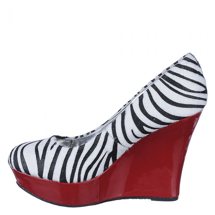 Cesar-77 Zebra Print/Red