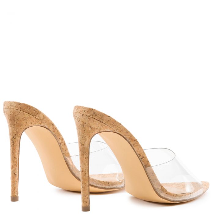 Laurent-3 Pointy Clear Toe High Heels