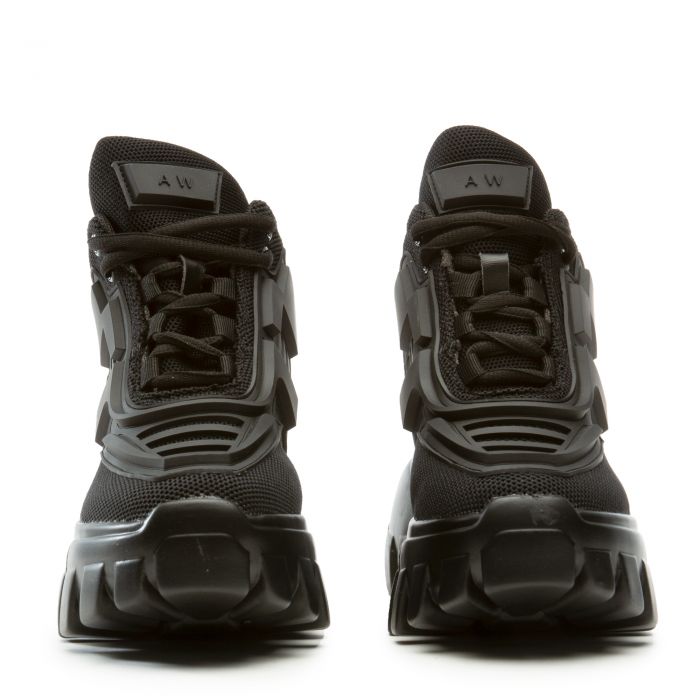 Damson-07 Platform Sneakers Black