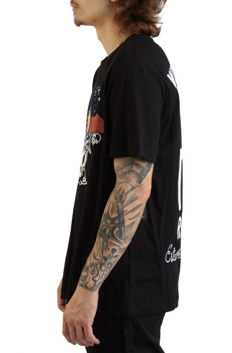 Patch Buddha T-Shirt  Black