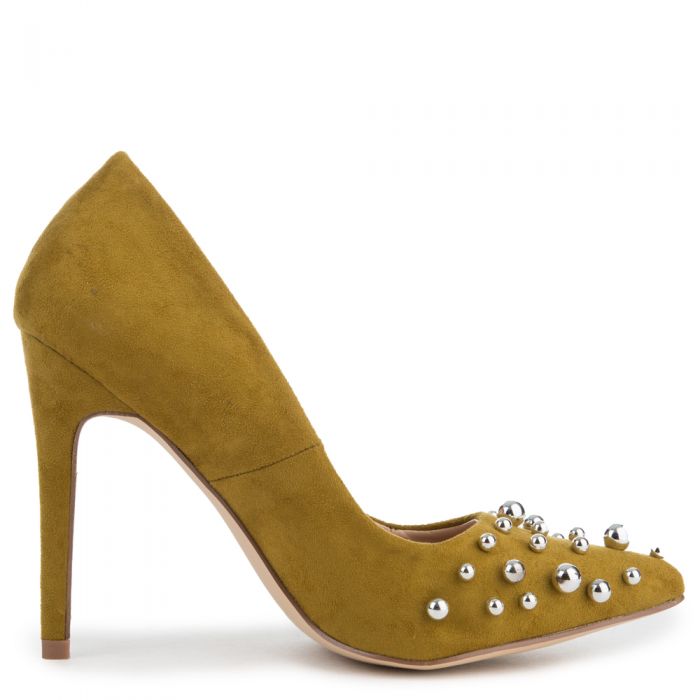 Cape Robbin Tiarra-34 Women's Olive High Heel light olive