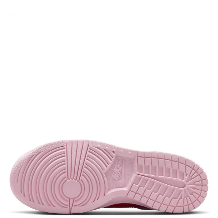 Grade-School Nike Dunk Low Pink Foam/Summit White-Lt Crimson