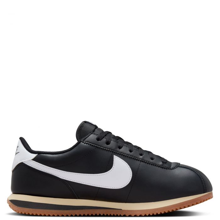 Cortez Leather Black/White-Gum Med Brown-Sesame