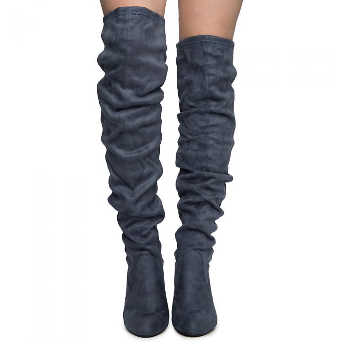 WILD DIVA Amaya-61 Thigh High Boots AMAYA-61/BYVS - Shiekh