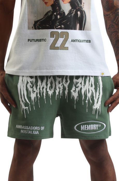 Mash Up Sweat Short  Forest