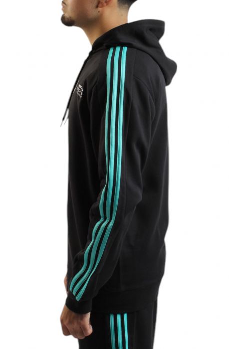 MERCEDES - AMG PETRONAS FORMULA ONE TEAM DNA FULL ZIP HOODIE Black / White