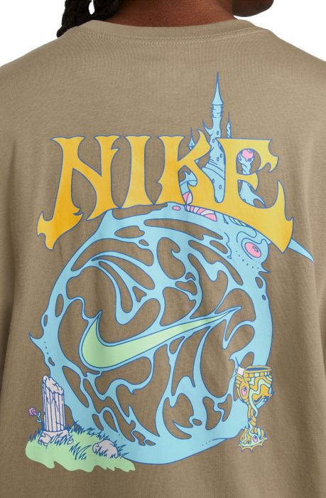 mens khaki nike t shirt
