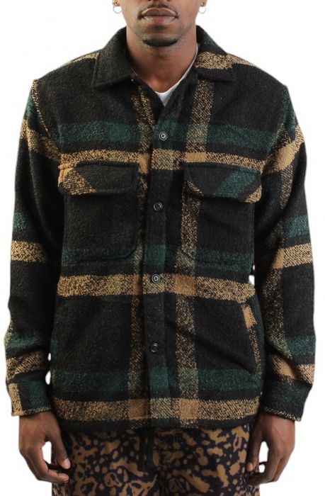 Raywood Shacket Black Green