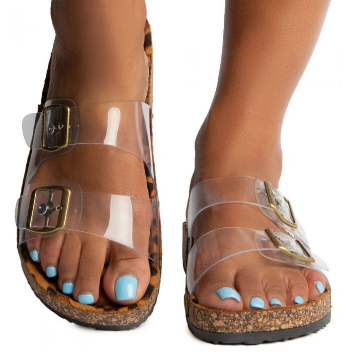 Glory-188 Sandals Leopard