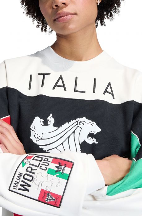 Italia Coppa Del Mundo Crew  White/Black/Vivid Red/Semi Court Green